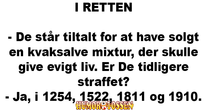 De står tiltalt for at have solgt en kvaksalve mixtur