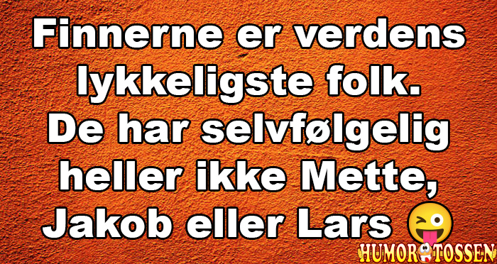 Finnerne er verdens lykkeligste folk