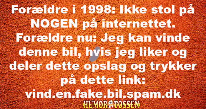 Stol på NOGEN på internettet